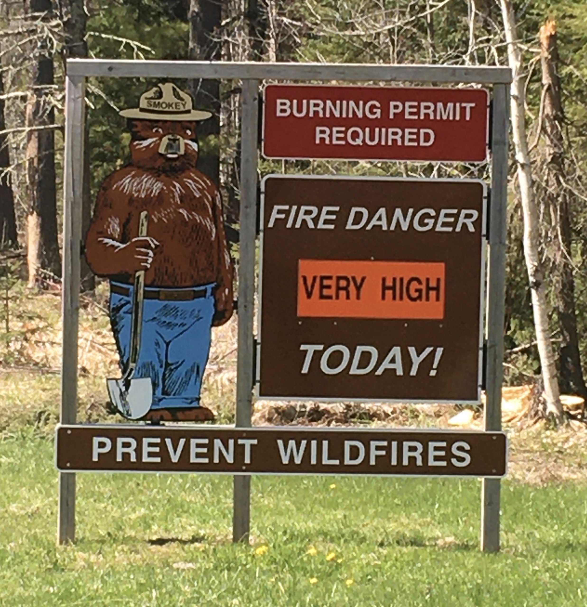 Very High Fire Danger