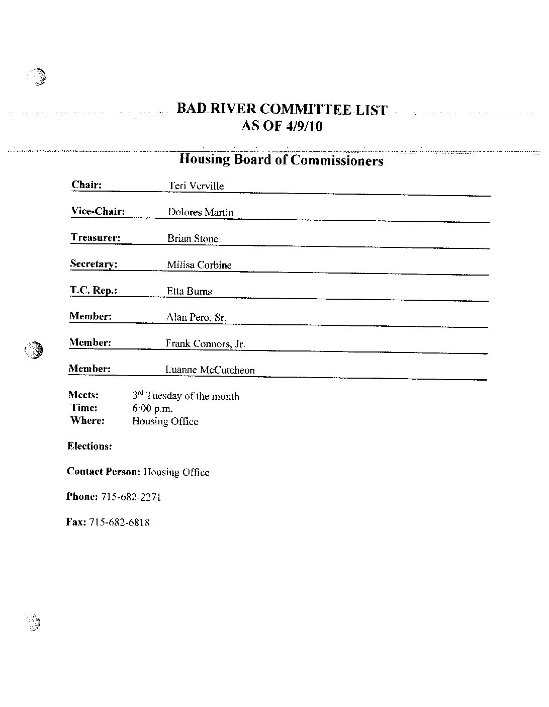 Bad River Tribe site logo